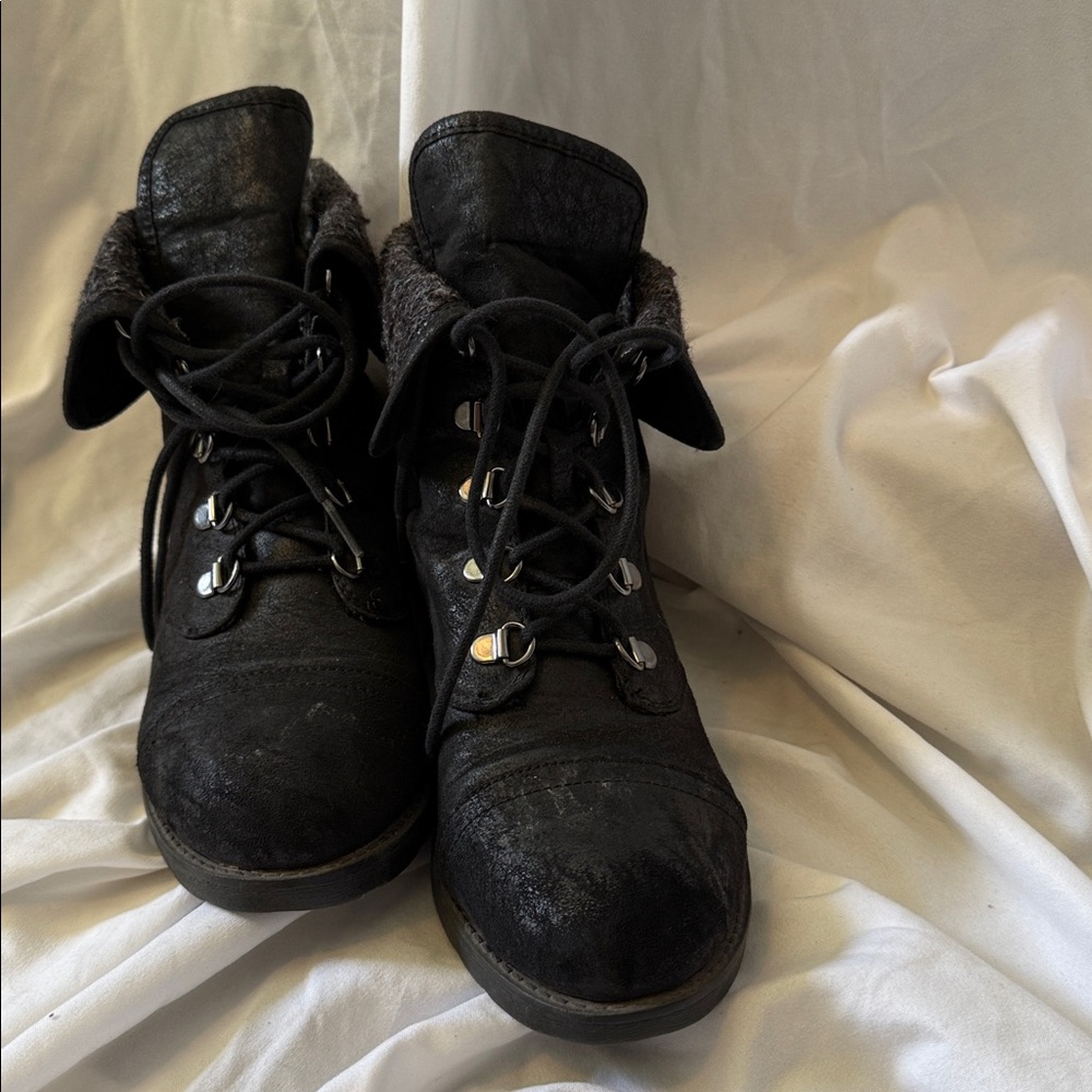 Arizona Jean Co. Black Lace-Up Ankle Boots AZ Daisy. Bundle & Save!